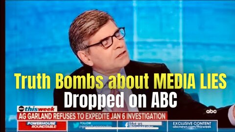 ABC News gets TRUTH BOMBS Dropped on it 💣💥 about Media Cover-ups