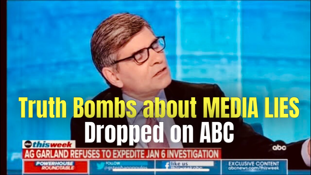 ABC News gets TRUTH BOMBS Dropped on it 💣💥 about Media Cover-ups