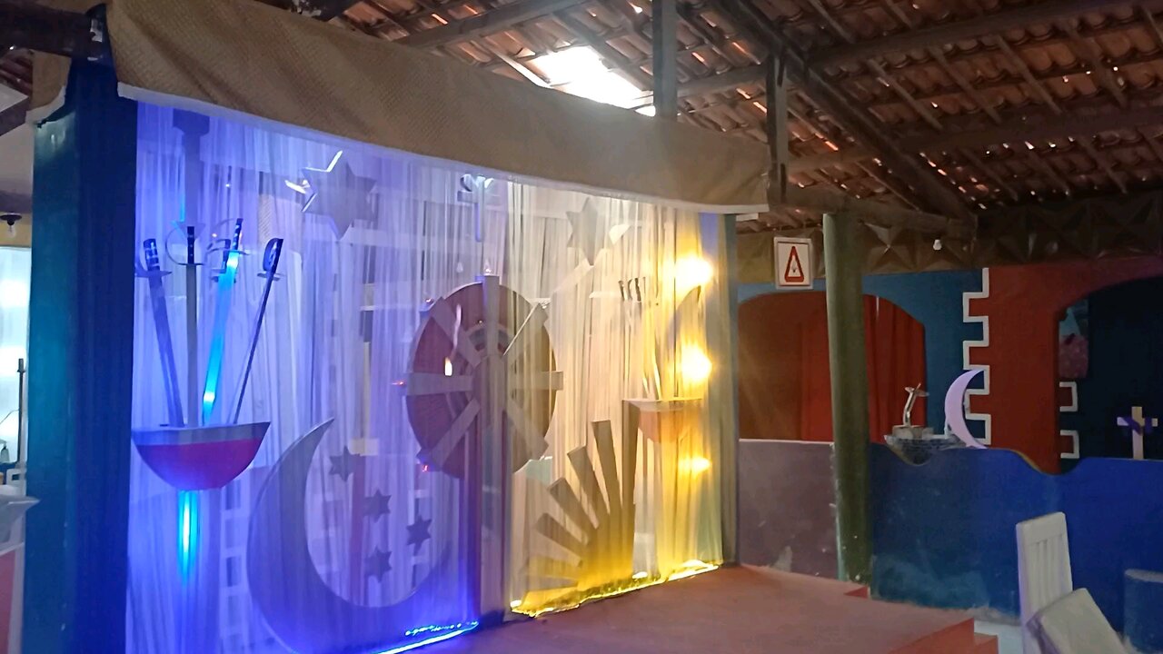 Toque da Sirene no Vale do Amanhecer às 09h45-Normal e Invertido