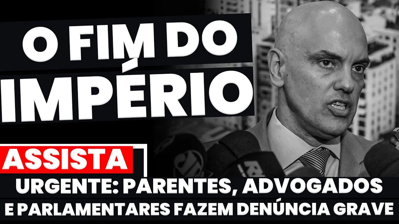 🚨AO VIVO: O FIM DA TIRANIA DE MORAES, ADVOGADOS, PARLAMENTARES FAZEM DENÚNCIA GRAVE CONTRA XANDÃO