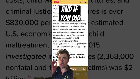CHILD ABUSE - STATS FIGURE and number YOU NEED TO KNOW