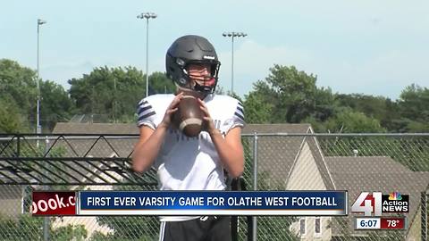 Olathe West to play first varsity football game