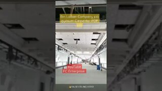 false ceiling video | bin Ladain Company job gypsum carpenter pop