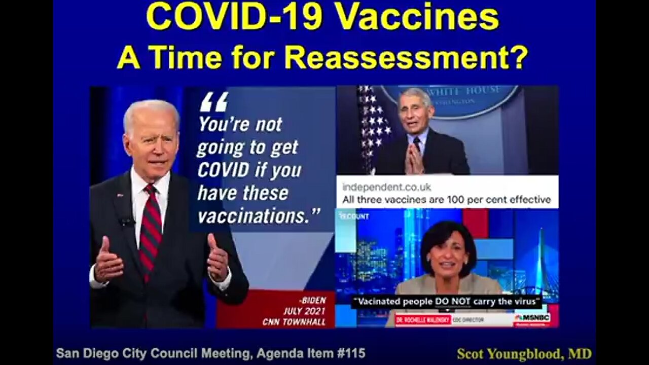 Dr Scott Young - COVID-19 Vaccines, Time For Reassessment - 9-17-22