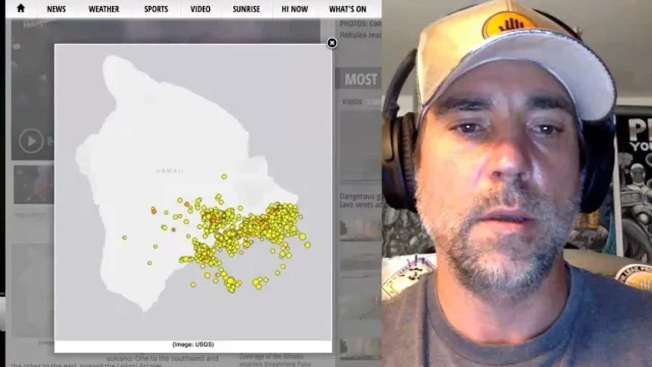 Big Trouble on Big Island, Latest Kilauea 1200 EQ's & Volcano Erupting Toxic Gas & Lava