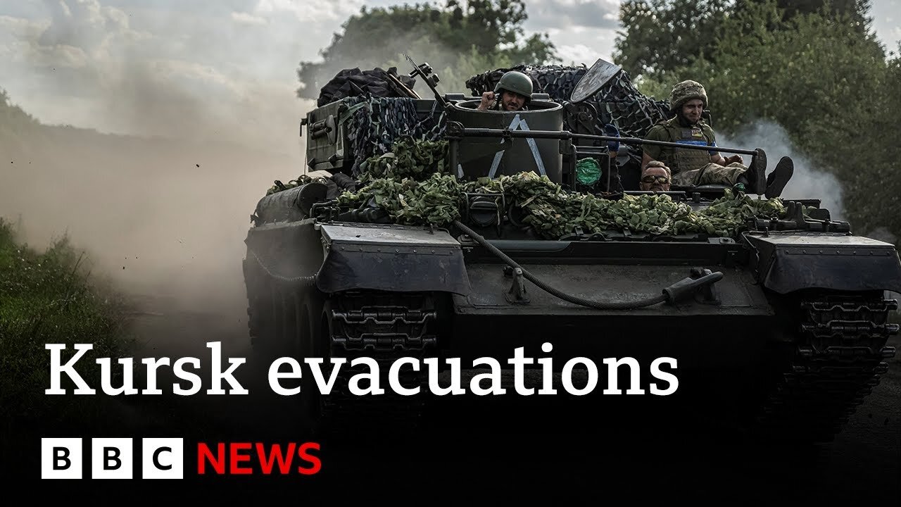 Ukraine offensive against Russia continues as thousands evacuate Kursk region | BBC News