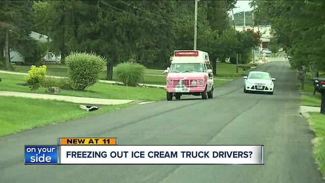 Neighbors in Northfield Center Township are screaming over the ice cream man