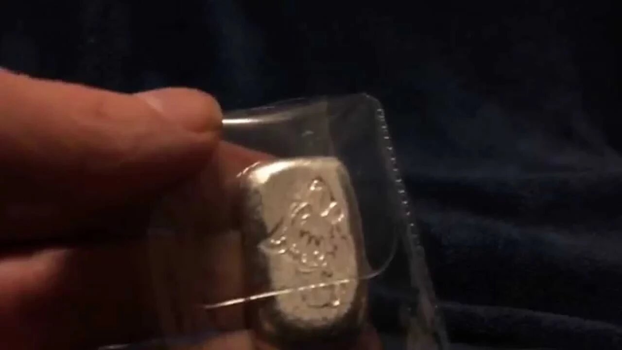 Poured Silver Bars From Silver Bearbunny