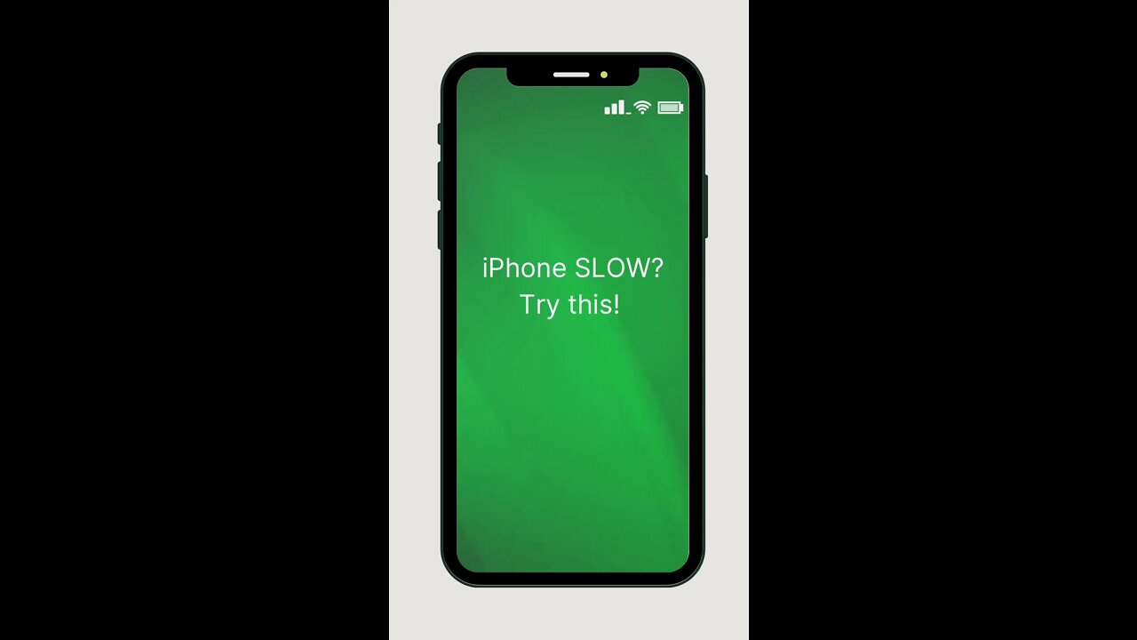 Is Your IPhone Slow? Try this!