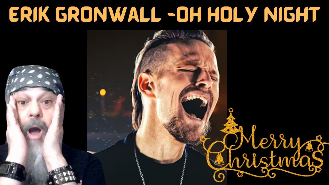 JUST WOW! - THIS REALLY GOT ME! - Metal Dude - (REACTION) - Erik Grönwall - "Oh Holy Night"