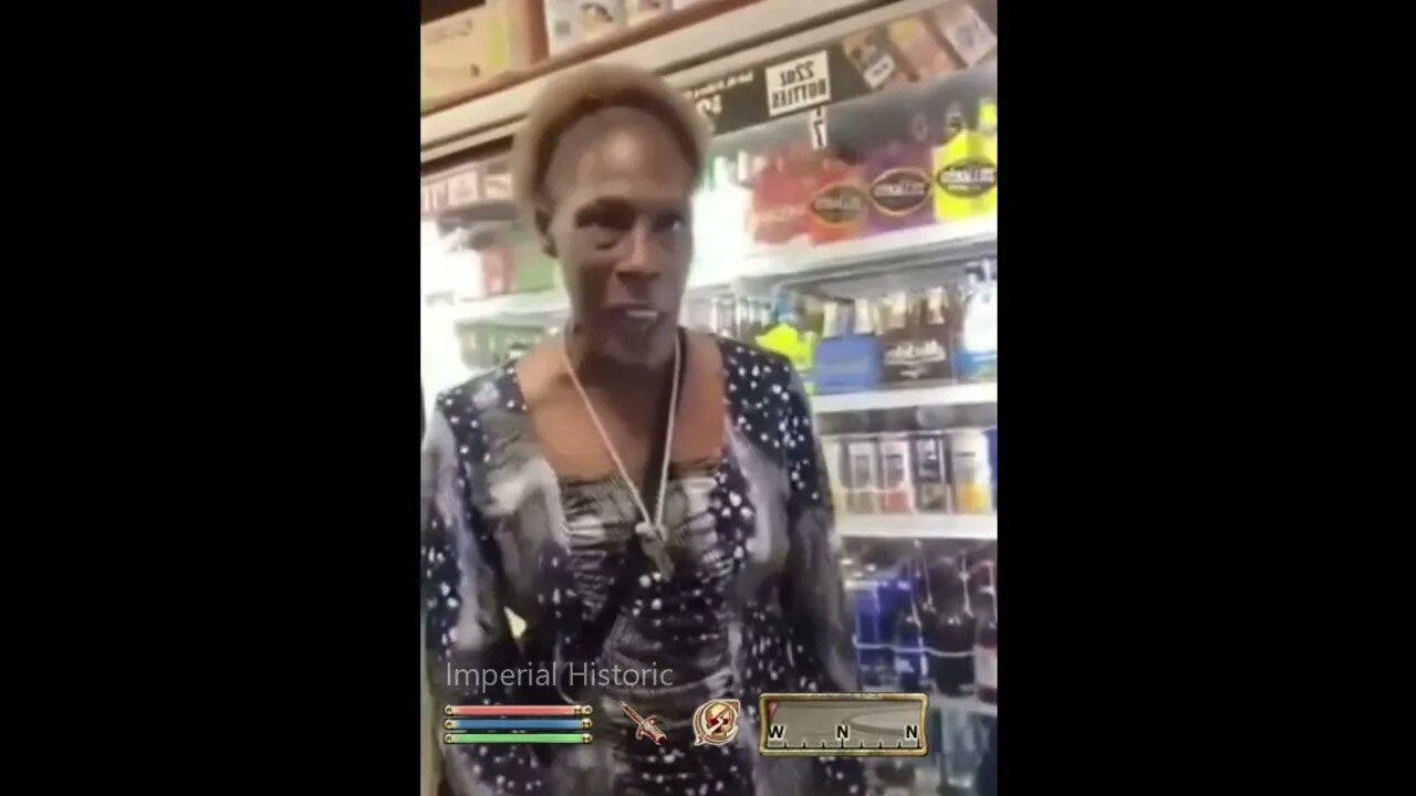 Grape Skooma Addict Loses It - Oblivion NPC