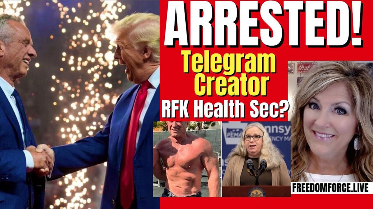 Melissa Redpill HUGE Intel Aug 26: "Live with Trump & RFK! Telegram Creator Arrested"