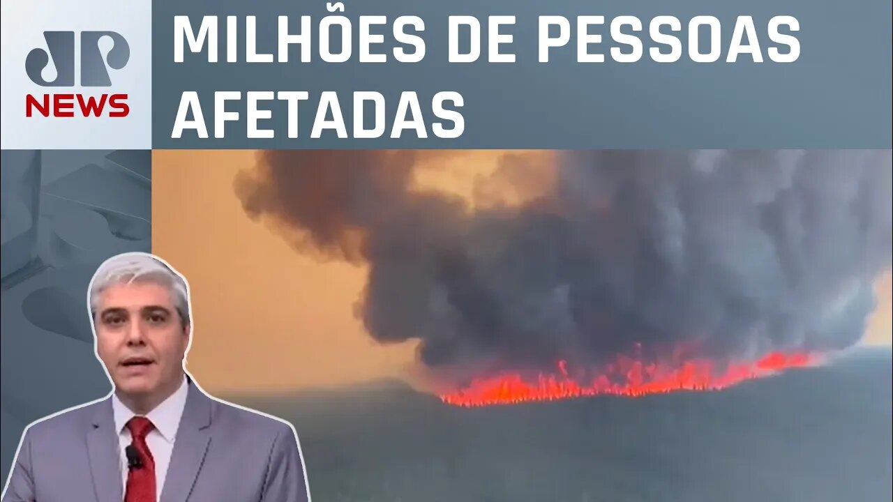 Nuvem de fumaça que encobre Nova Iorque perde a força; Marcelo Favalli analisa