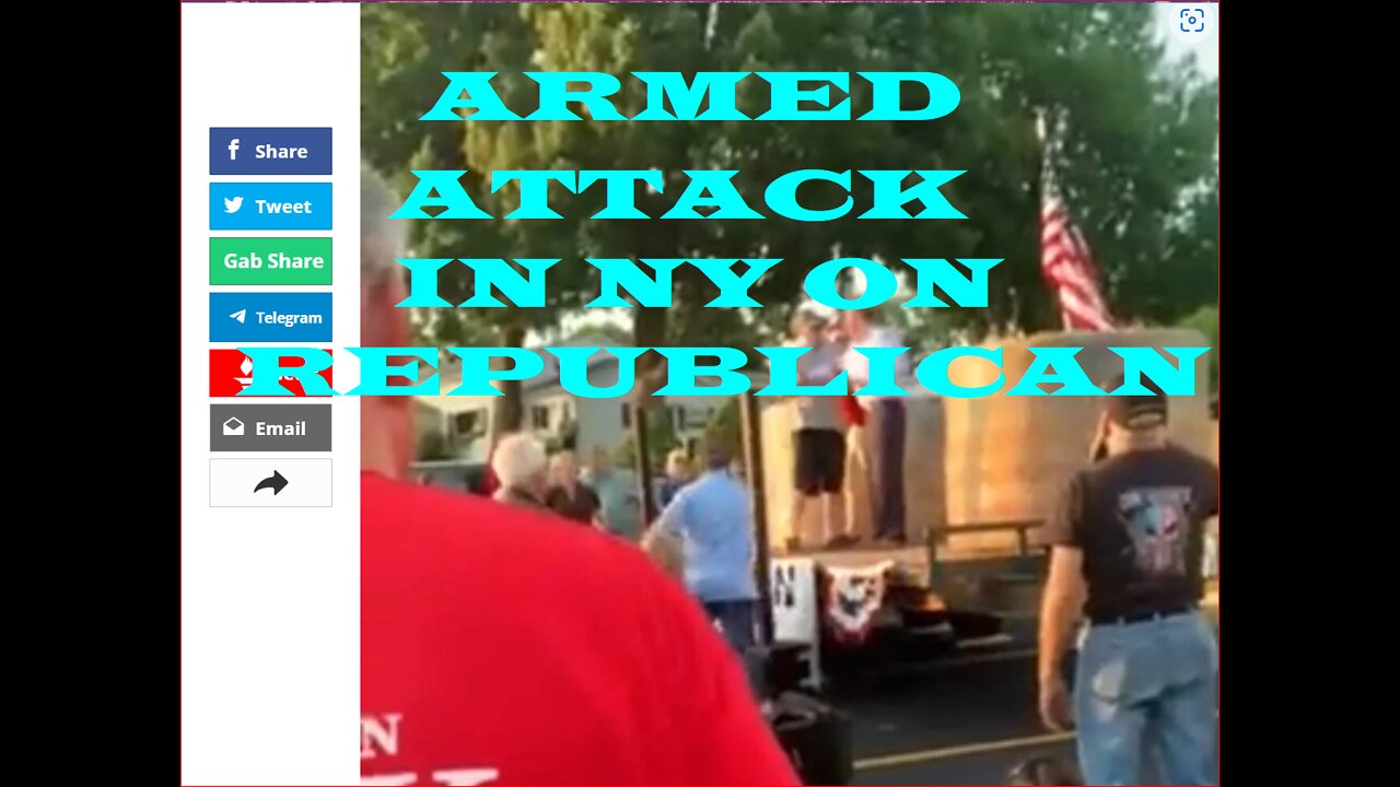 ARMED VIOLENCE DURING SPEECH BY LEE ZELDIN ATTACKER RELEASED~!