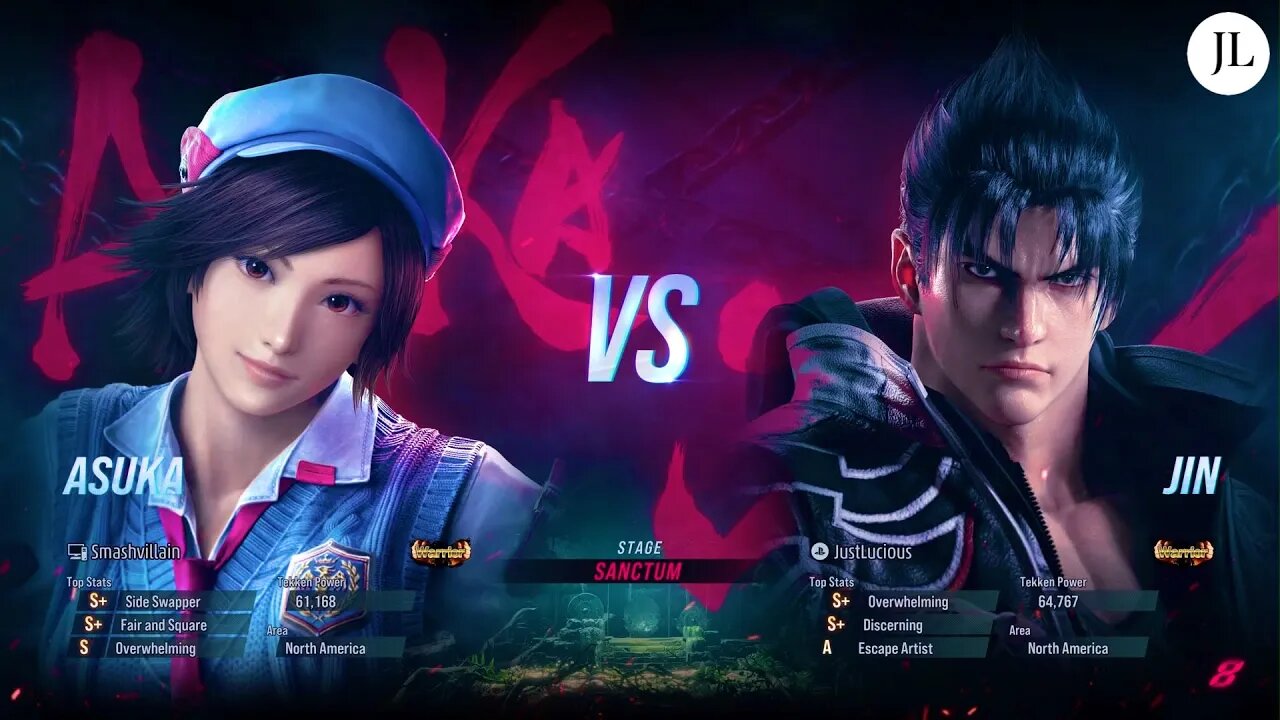 TEKKEN 8 - Asuka vs Jin (FT2) (Closed Network Test)
