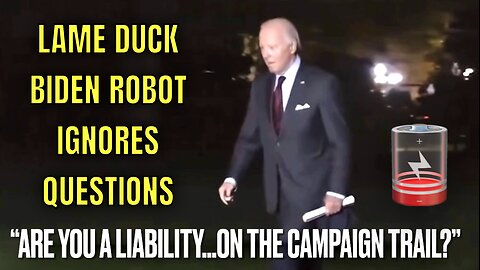 Malfunctioning LAME DUCK Biden Robot Ignored these TOUGH QUESTIONS last night! 🤖 📉