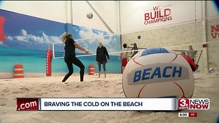 Huskers beach volleyball