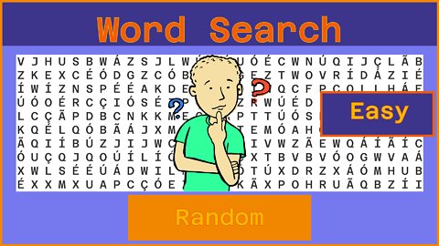 Word Search - Challenge 08/29/2022 - Easy - Random