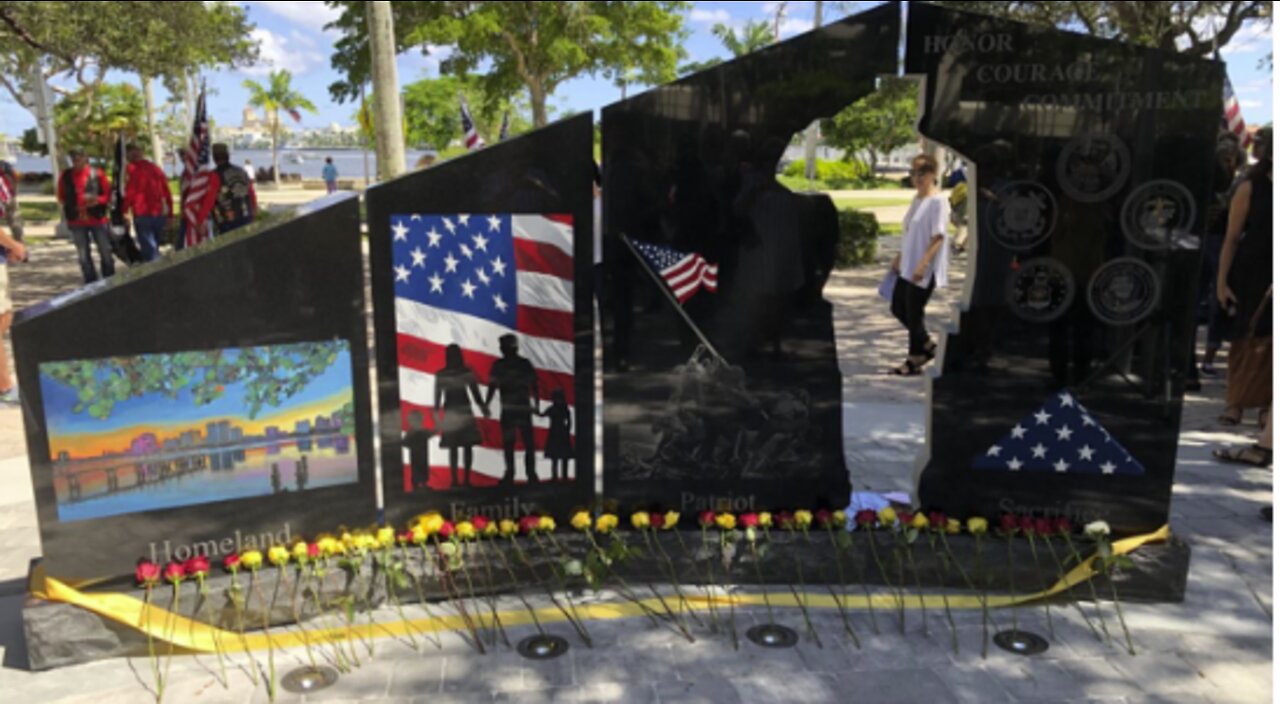 Gold Star Families Memorial Monument unveiled in West Palm Beach