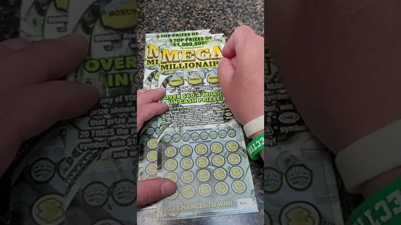 $20 Scratch Off Tickets Mega Millionaire from Kentucky!