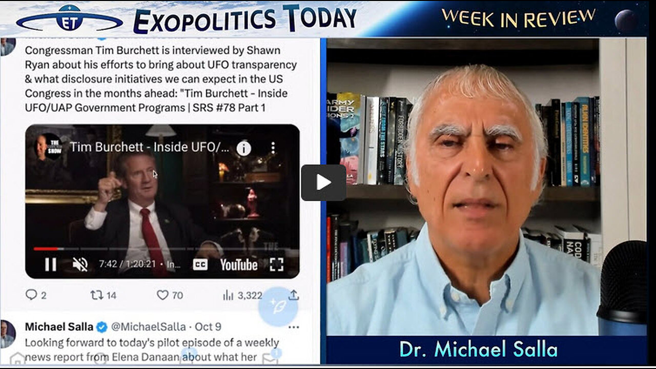 Exopolitics Today – Week in Review with Dr. Michael Salla - Oct 14