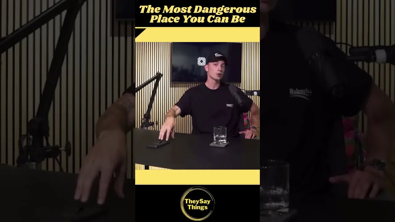 Luke Belmar , The Most Dangerous Place You Can Be #shorts #youtubeshorts #life #podcast #mindset