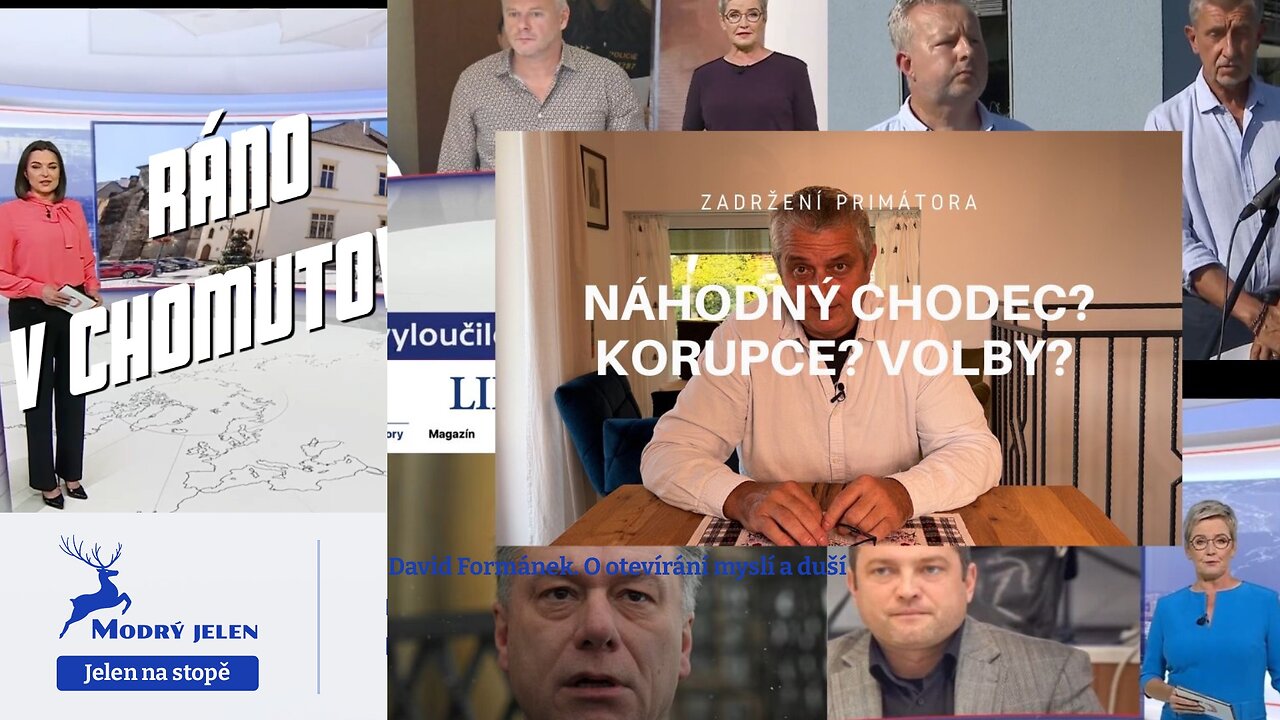 Zadržení primátora Chomutova. S náhodným chodcem?