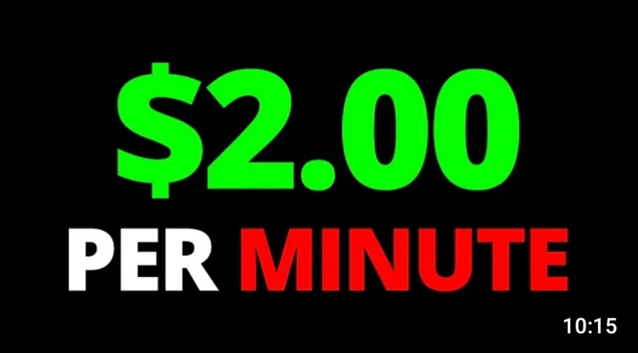 Get paid $2.00 😉 EVERY Min(AUTOPILOT) Make money online