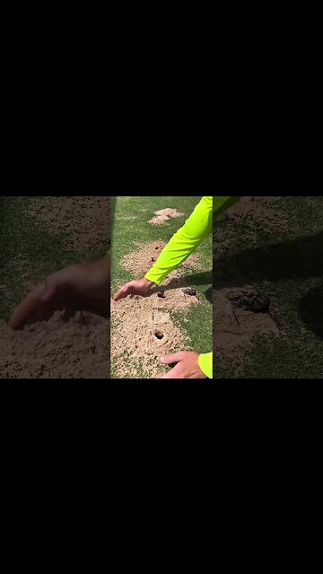 Filling Plug Holes w/ Sand