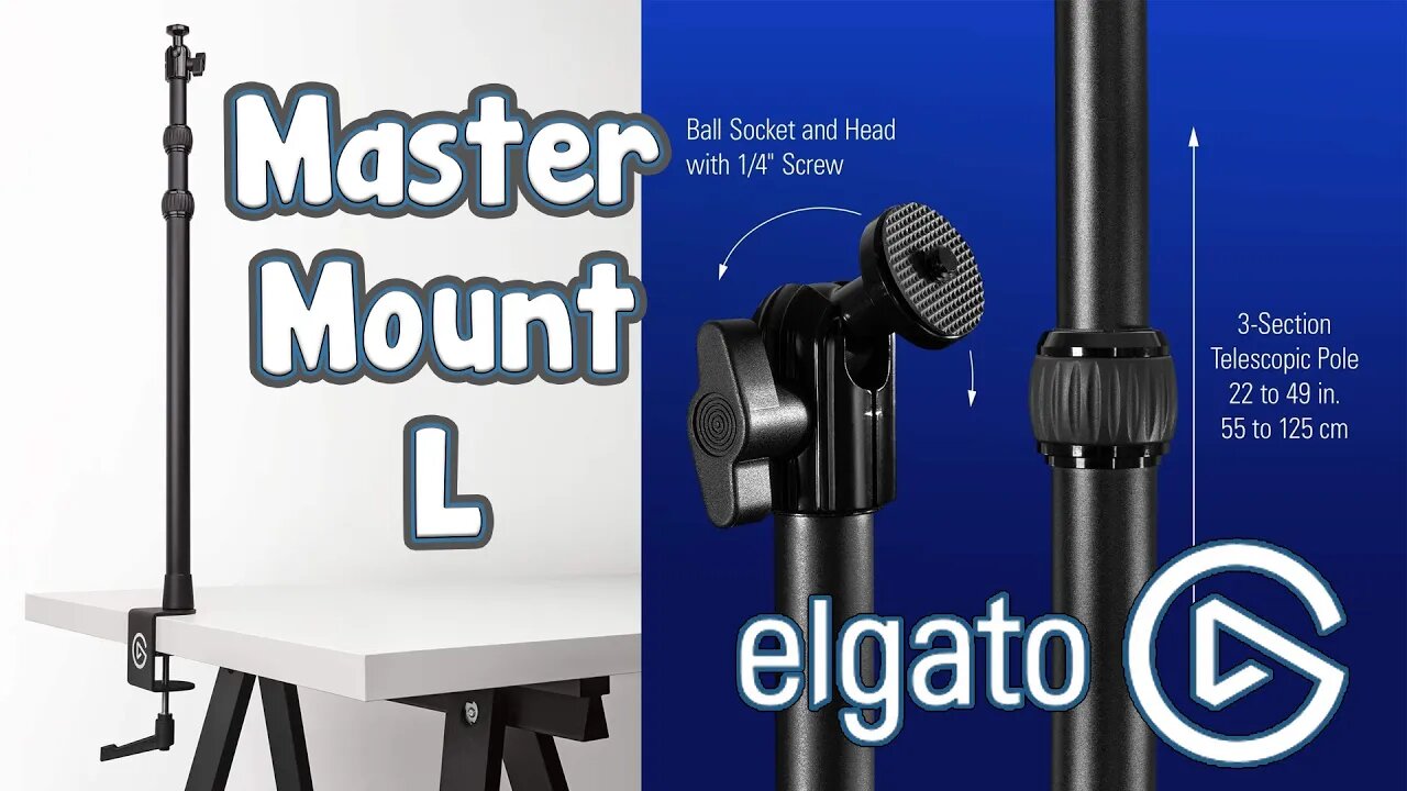 Elgato Master Mount L Unboxing For A Studio RoomCam