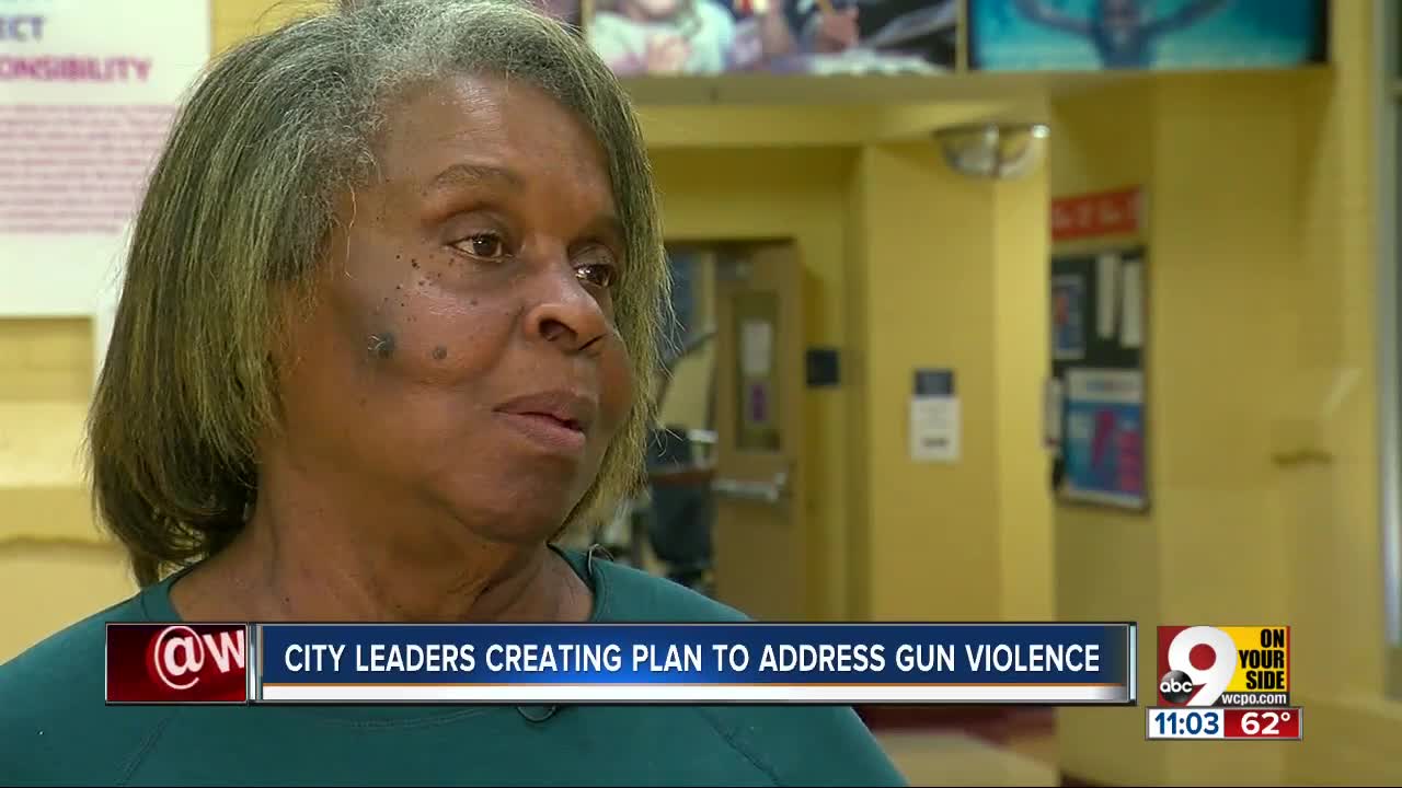 Teen shooting victim's grandma joins city leaders in search of an end to gun violence