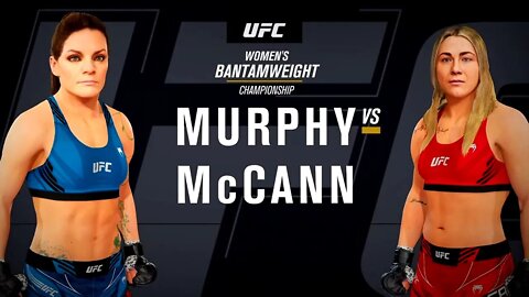 EA Sports UFC 4 Gameplay Molly McCann vs Lauren Murphy