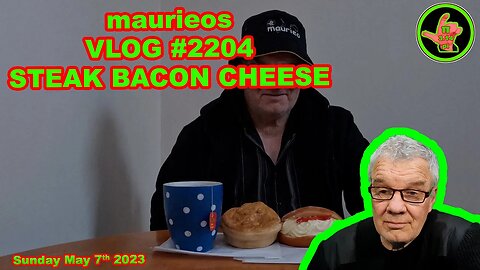 maurieos VLOG #2204 STEAK BACON CHEESE