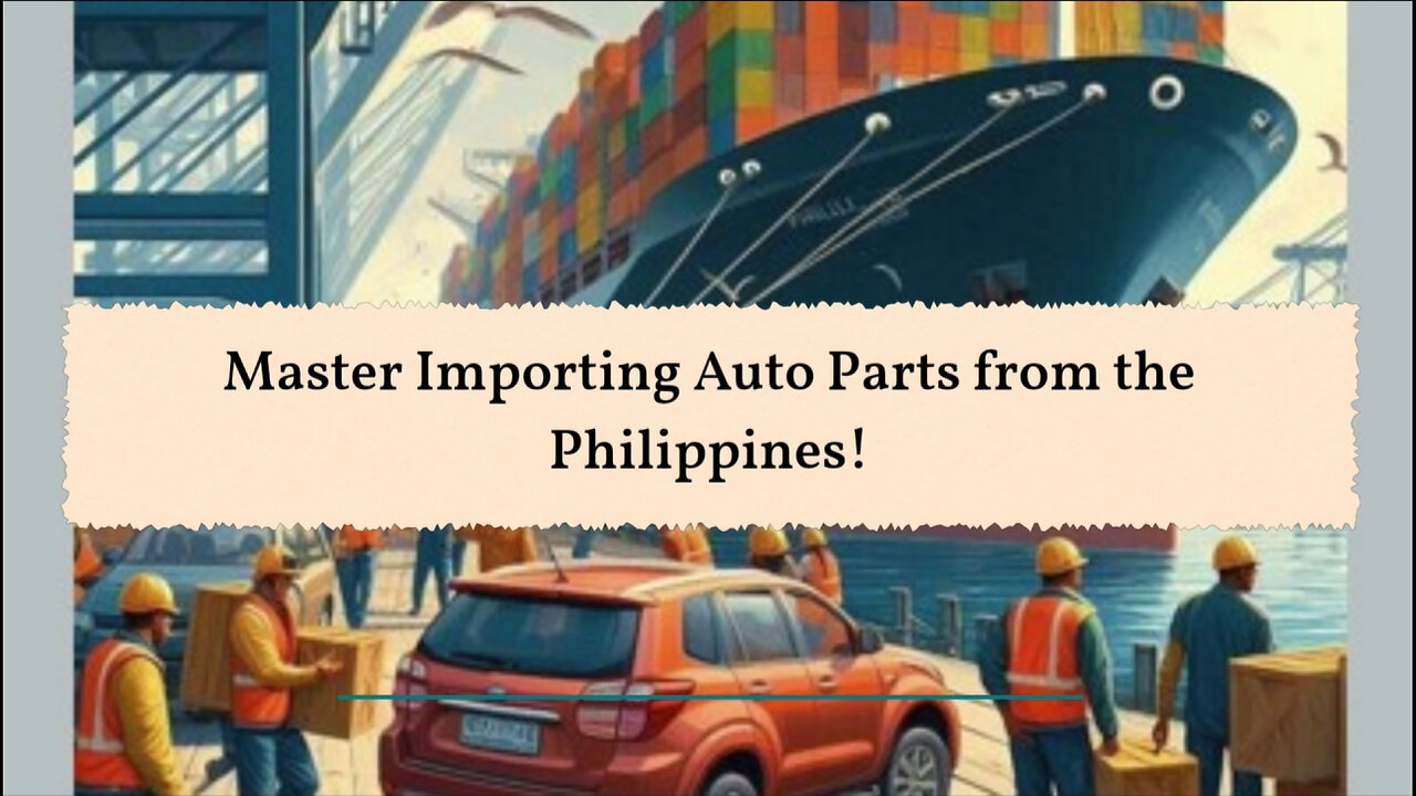 Mastering the Import Process: Automotive Parts from the Philippines