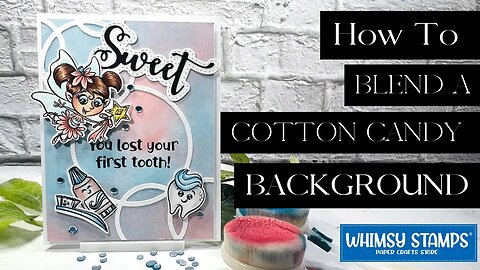 How To Create an Cotton Candy Inspired Distress Oxide Background