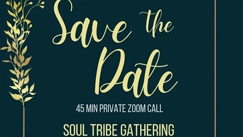 This Sunday's Soul Tribe ✨️ Gathering at 11:11 CST 45 min private zoom call 🙏🏽💫