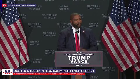 Byron Donalds | Powerful speech at Donald Trump rally in Atlanta, Georgia