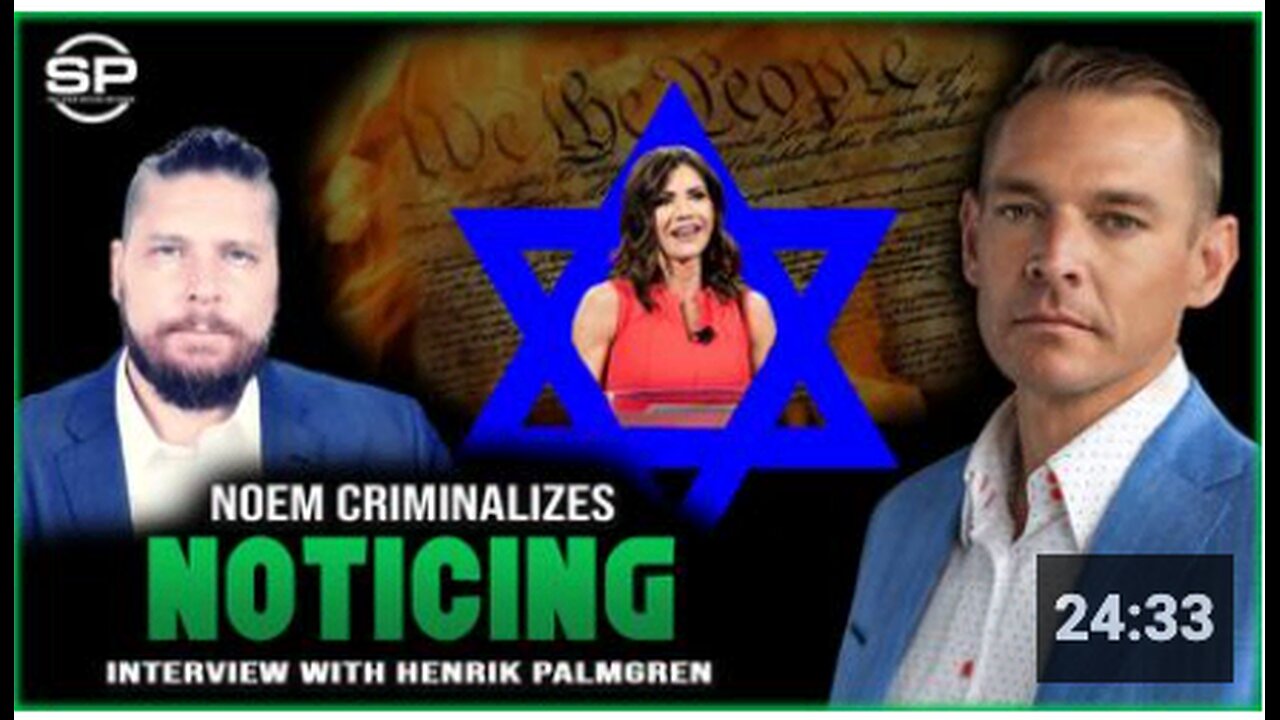 Zionist Kristi Noem DESTROYS Free Speech: South Dakota Governor Bows To Jewish Power