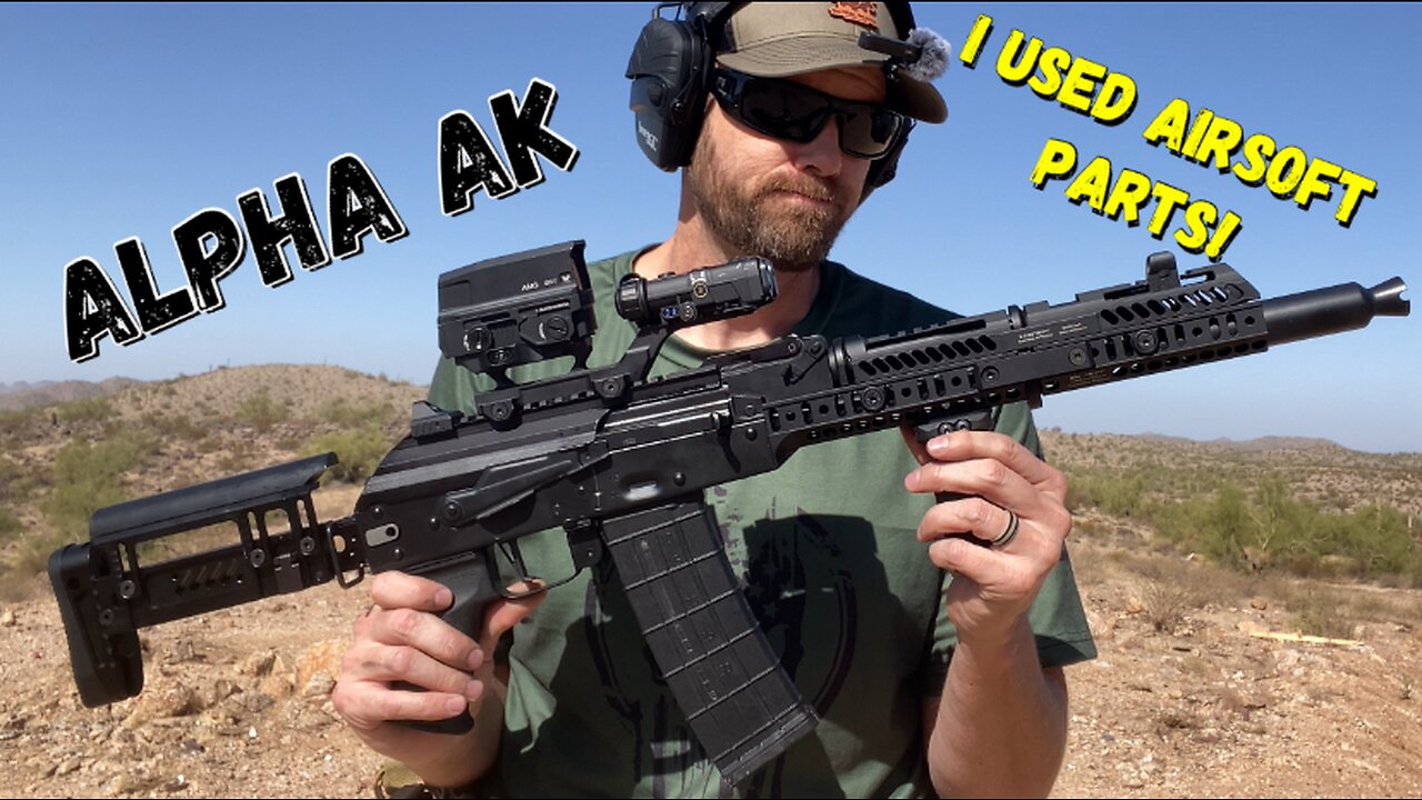 Alpha AK102 . I used Airsoft parts.