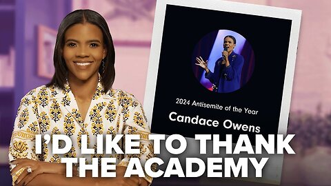 Candace Owens: I WON. “Antisemite of the Year” ! - 12/16/24