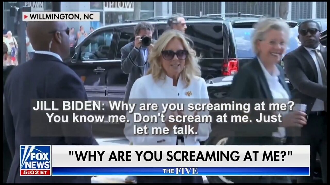 Jill Biden Snaps At Reporters, Says She'll Talk, Then Walks Away