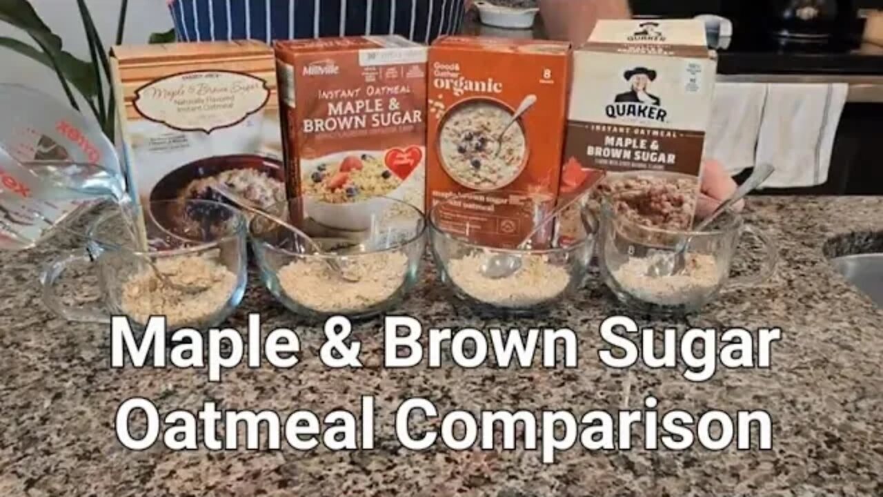 Surprisingly Different! Which Store Brand Has the Best Instant Oatmeal??