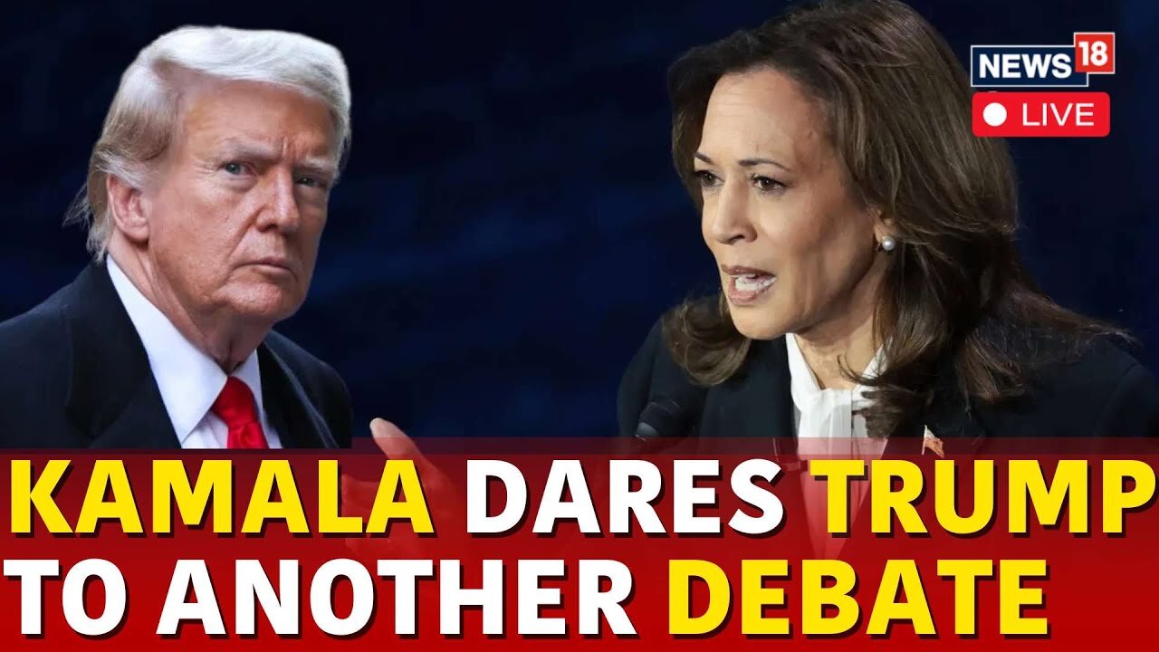 Kamala Harris Vs Trump Debate News LIVE : Kamala Dares Trump To Another Debate | US Elections