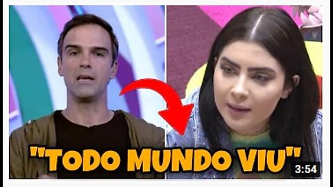 TADEU SCHMIDT HUMILHA JADE PICON AO VIVO NO BBB 22!