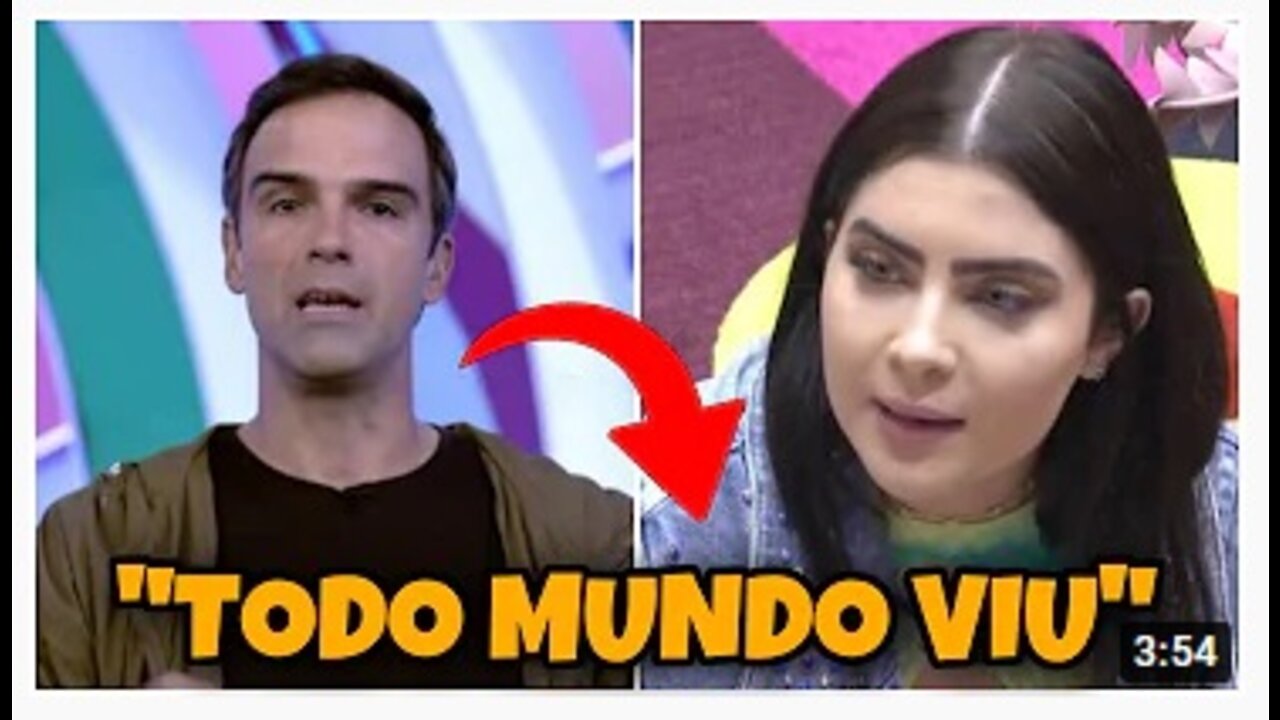 TADEU SCHMIDT HUMILHA JADE PICON AO VIVO NO BBB 22!