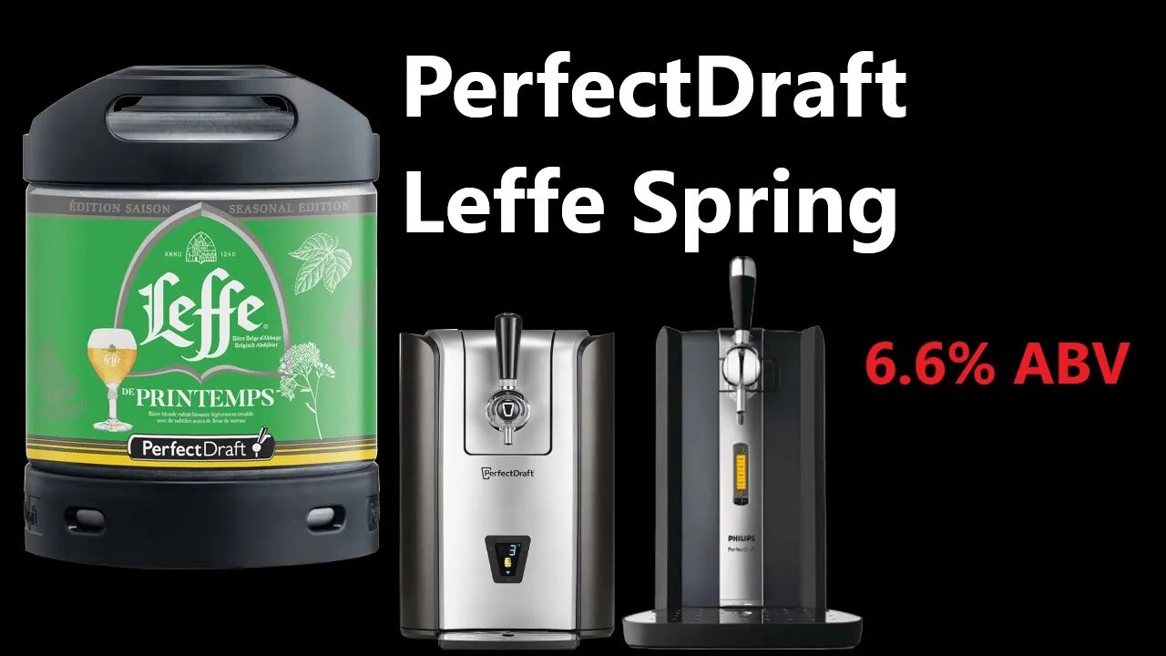 PerfectDraft Pro Leffe Spring 6.6% ABV Lentebier Biere de Printemps 2023 release