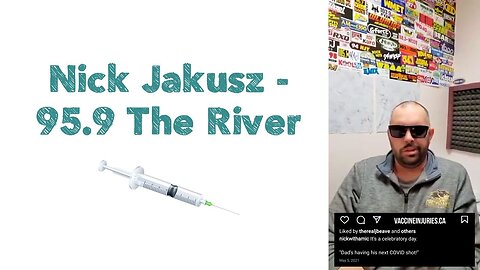 Nick Jakusz 💉🥴 95.9 The River