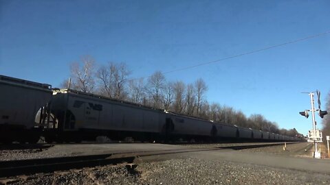 The grain train off the RJ Corman spur