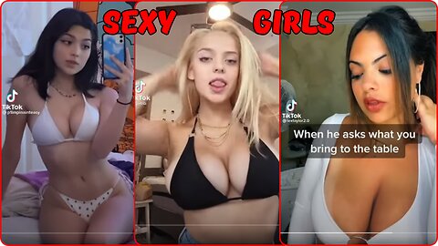 TikTok Compilation of beautiful girls 🍒 Sexy girls