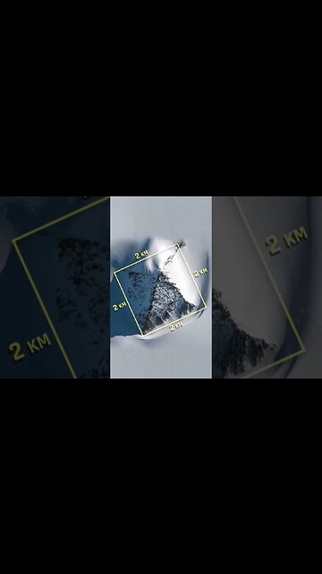 Man-Made Pyramid Discovered in Antarctica 🥶 #shorts